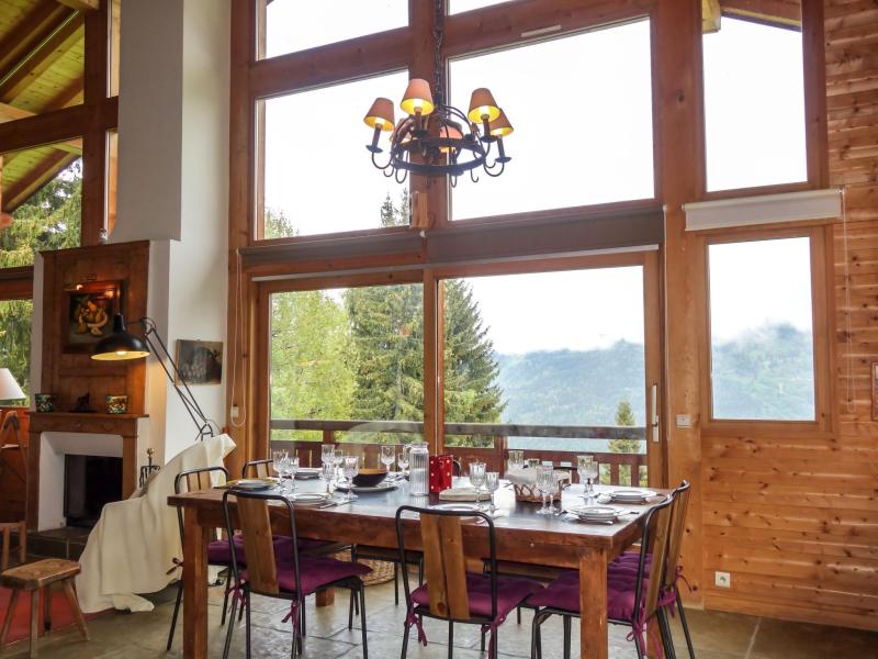 Location au ski Chalet 7 pièces 10 personnes (1) - L'Epachat - Saint Gervais - Séjour