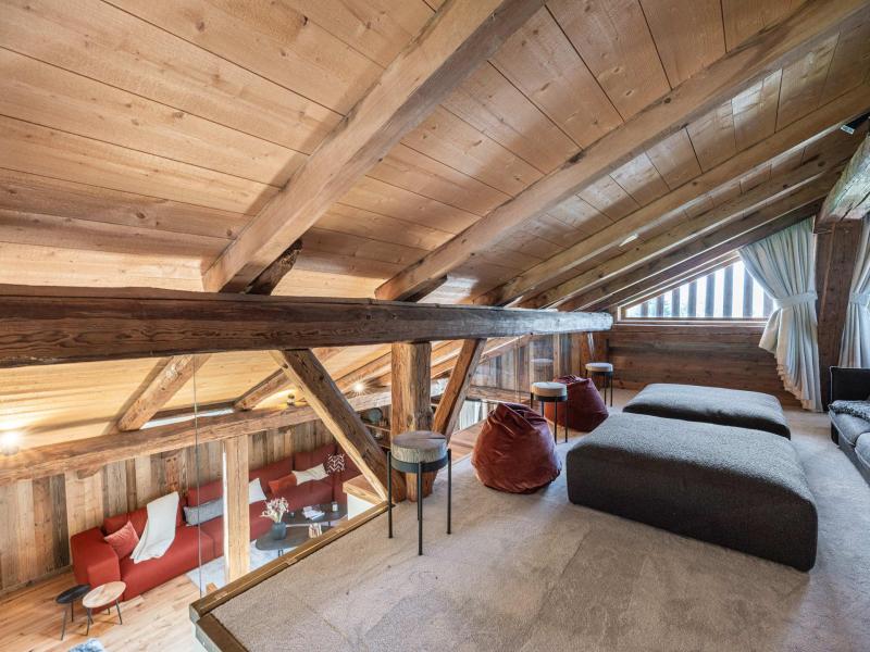 Rent in ski resort 5 room duplex cottage 10 people - La Ferme St Gervais - Saint Gervais - Mezzanine