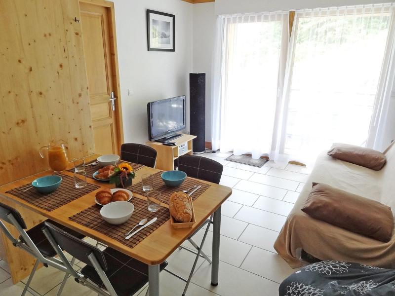 Rent in ski resort 3 room apartment 6 people (2) - Le Clos de la Fontaine - Saint Gervais - Living room
