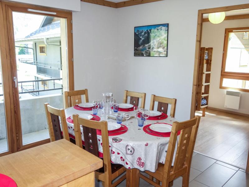 Ski verhuur Appartement 3 kamers 6 personen (1) - Le Clos de la Fontaine - Saint Gervais - Woonkamer