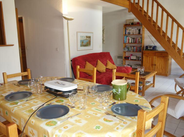 Ski verhuur Appartement 4 kamers 8 personen (1) - Le Martagon - Saint Gervais - Woonkamer