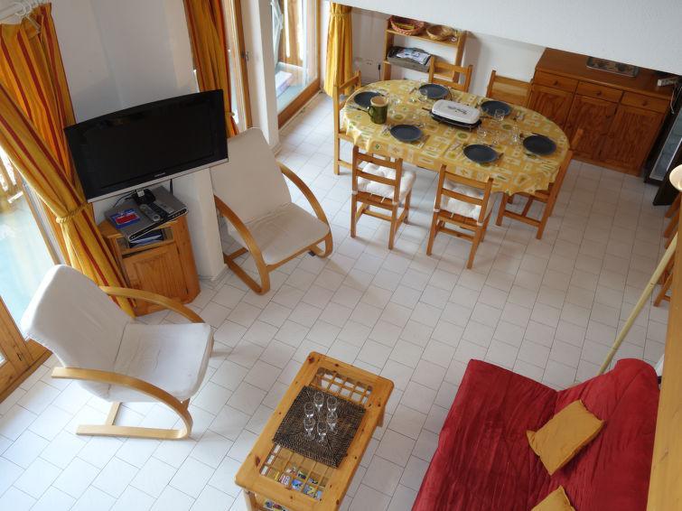 Ski verhuur Appartement 4 kamers 8 personen (1) - Le Martagon - Saint Gervais - Woonkamer