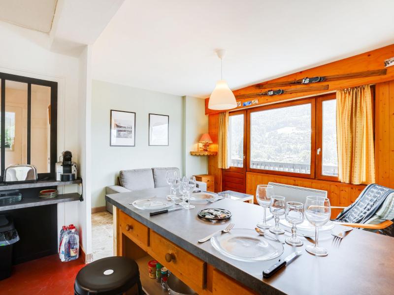 Ski verhuur Appartement 3 kamers 4 personen (1) - Le Sarto - Saint Gervais - Woonkamer