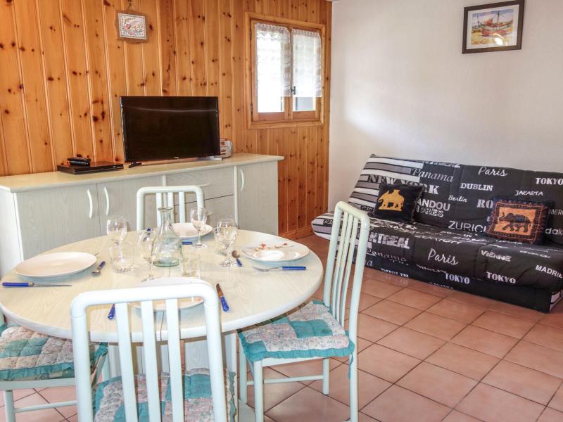 Rent in ski resort 2 room apartment 4 people (4) - Les Jardins Alpins - Saint Gervais - Living room