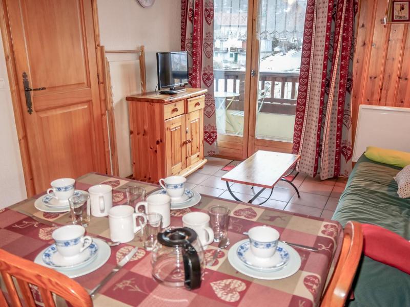 Skiverleih 2-Zimmer-Appartment für 4 Personen (2) - Les Jardins Alpins - Saint Gervais - Wohnzimmer