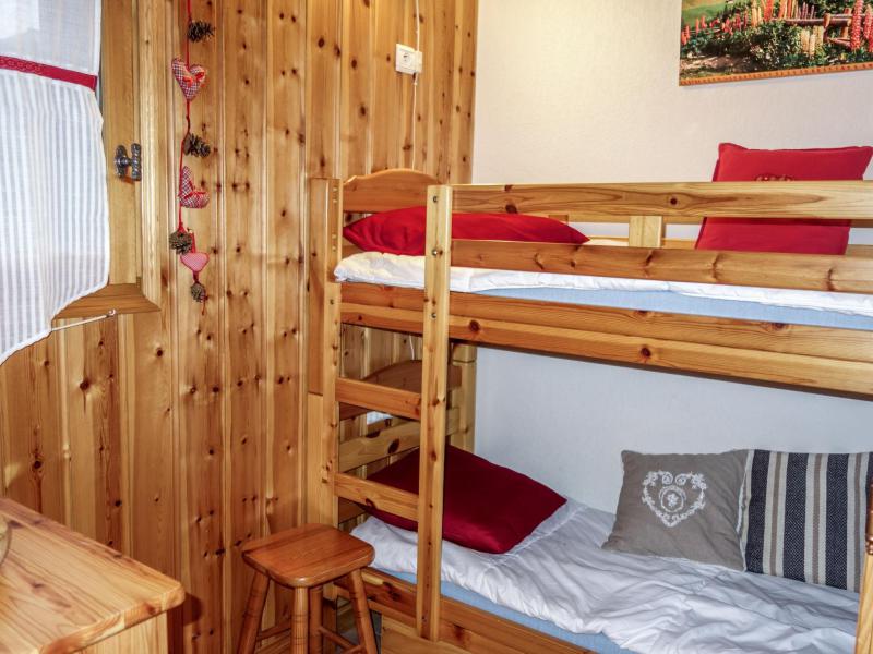 Skiverleih 2-Zimmer-Appartment für 4 Personen (9) - Les Jardins Alpins - Saint Gervais - Offener Schlafbereich