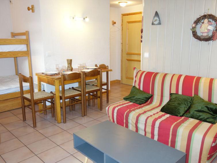 Wynajem na narty Apartament 2 pokojowy 4 osób (1) - Les Jardins Alpins - Saint Gervais - Pokój gościnny