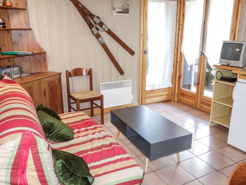 Wynajem na narty Apartament 2 pokojowy 4 osób (1) - Les Jardins Alpins - Saint Gervais - Pokój gościnny