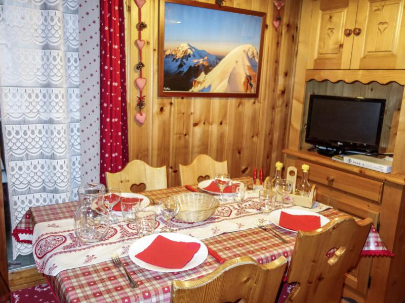 Ski verhuur Appartement 2 kamers 4 personen (9) - Les Jardins Alpins - Saint Gervais - Woonkamer