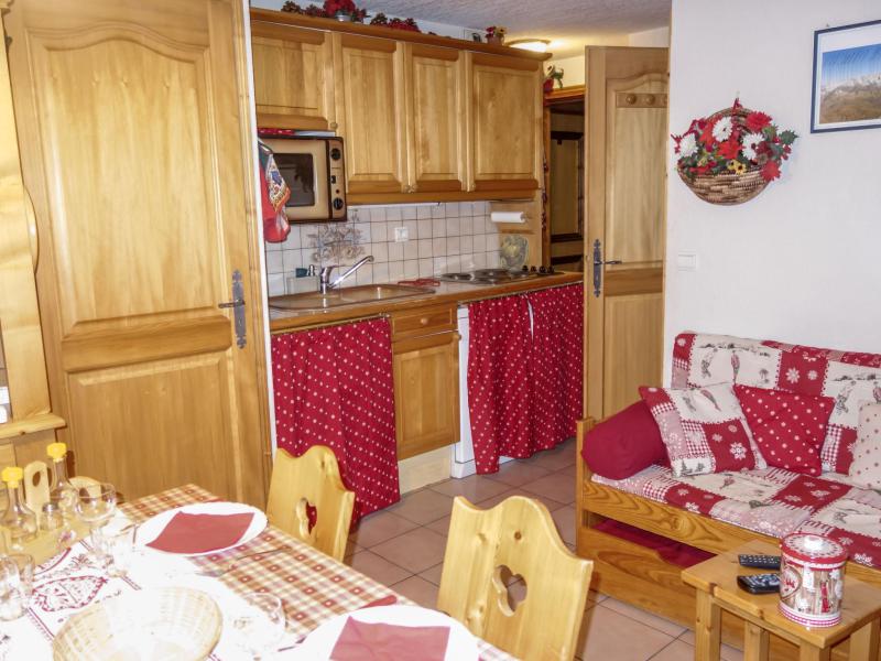 Ski verhuur Appartement 2 kamers 4 personen (9) - Les Jardins Alpins - Saint Gervais - Woonkamer