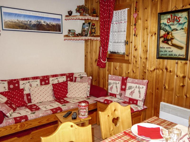 Ski verhuur Appartement 2 kamers 4 personen (9) - Les Jardins Alpins - Saint Gervais - Woonkamer