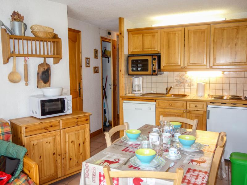 Ski verhuur Appartement 3 kamers 4 personen (5) - Les Jardins Alpins - Saint Gervais - Woonkamer