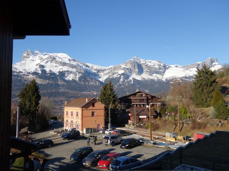 Rent in ski resort 1 room apartment 3 people (3) - Pointe des Aravis - Saint Gervais - Balcony