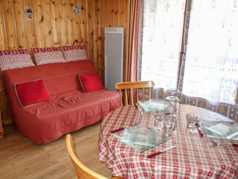 Rent in ski resort 1 room apartment 3 people (3) - Pointe des Aravis - Saint Gervais - Living room