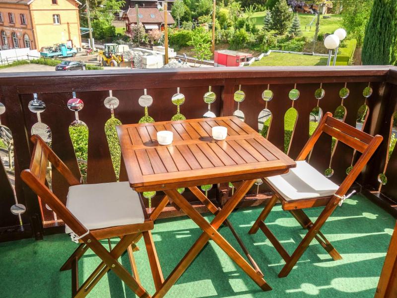 Wynajem na narty Apartament 1 pokojowy 3 osób (3) - Pointe des Aravis - Saint Gervais - Taras