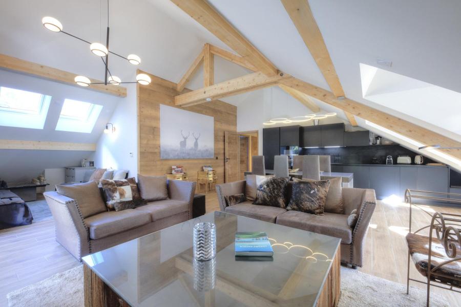 Location au ski Appartement 3 pièces 4 personnes - Résidence Gallery Mont Blanc - Saint Gervais - Séjour