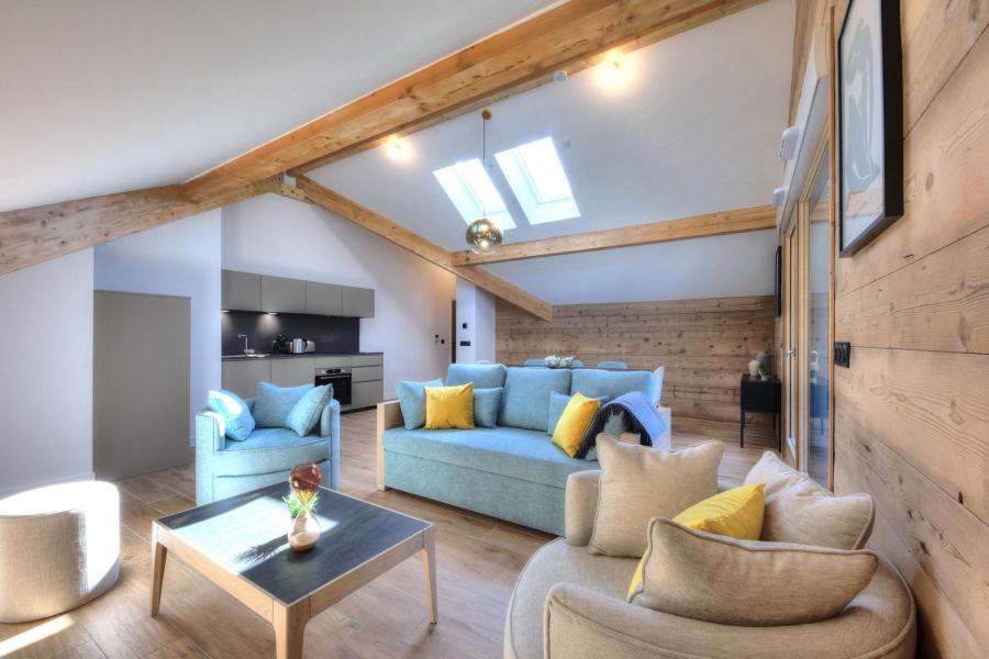 Location au ski Appartement 3 pièces 6 personnes (404) - Résidence Gallery Mont Blanc - Saint Gervais - Séjour
