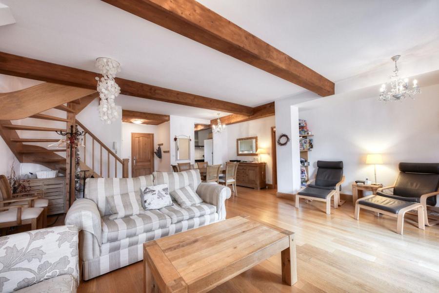 Location au ski Appartement duplex 5 pièces 8 personnes - Résidence L'Ours - Saint Gervais - Séjour