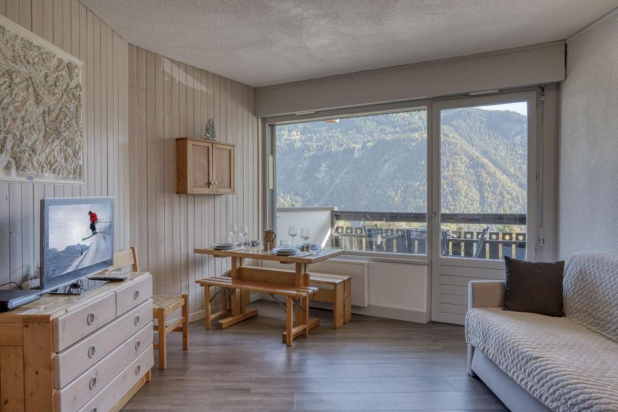 Аренда на лыжном курорте Квартира студия со спальней для 4 чел. (EDELWEISS) - Résidence la Cordée - Saint Gervais - Салон