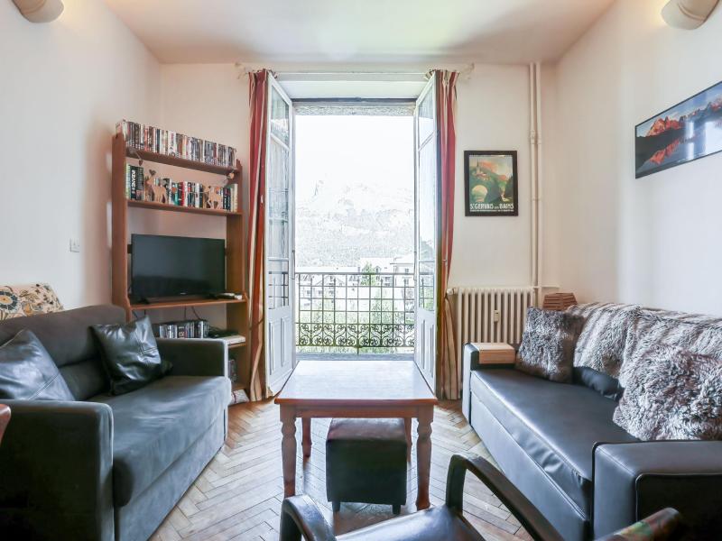 Rent in ski resort 2 room apartment 4 people (1) - Résidence La Résidence - Saint Gervais - Living room