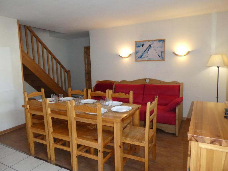 Skiverleih 3-Zimmer-Holzhütte für 8 Personen (514) - Résidence le Grand Panorama - Saint Gervais - Wohnzimmer