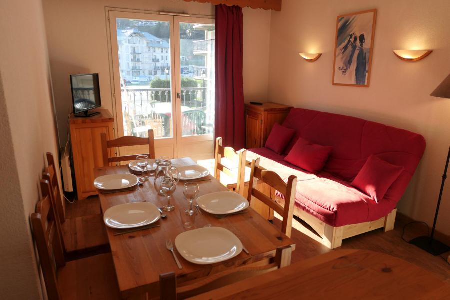 Ski verhuur Appartement 2 kabine kamers 6 personen (110) - Résidence le Grand Panorama - Saint Gervais - Woonkamer