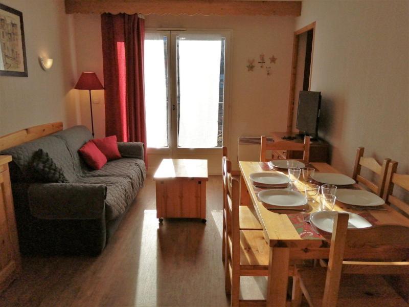 Ski verhuur Appartement 2 kabine kamers 6 personen (411) - Résidence le Grand Panorama - Saint Gervais - Woonkamer