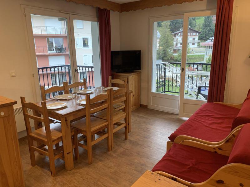 Ski verhuur Appartement 3 kamers 6 personen (305) - Résidence le Grand Panorama - Saint Gervais - Woonkamer