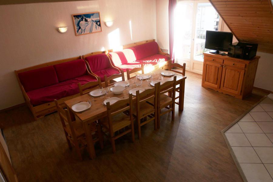 Location au ski Appartement 3 pièces 8 personnes (508) - Résidence le Grand Panorama - Saint Gervais - Séjour