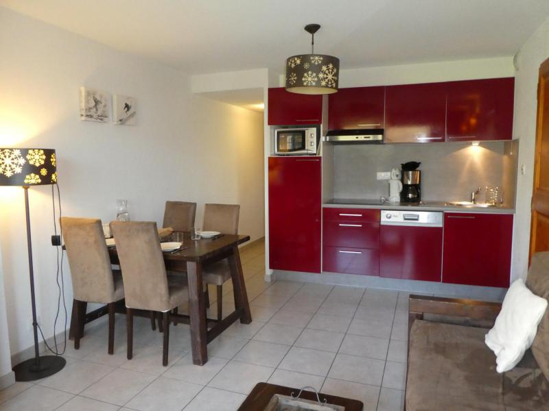 Rent in ski resort 2 room apartment 4 people (A7) - Résidence les Fermes de Saint Gervais - Saint Gervais - Kitchen