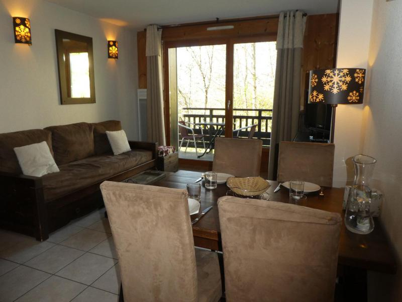 Rent in ski resort 2 room apartment 4 people (A7) - Résidence les Fermes de Saint Gervais - Saint Gervais - Living room