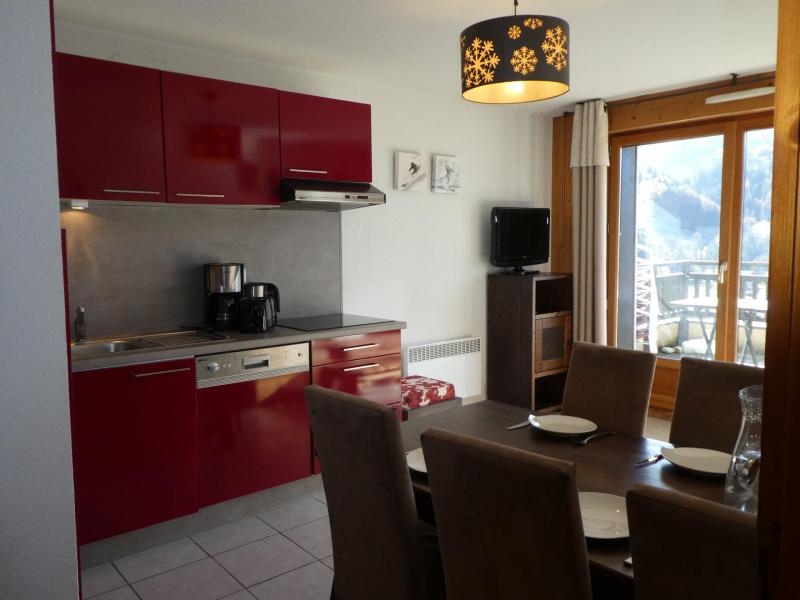 Rent in ski resort 2 room apartment cabin 6 people (A3) - Résidence les Fermes de Saint Gervais - Saint Gervais - Kitchen