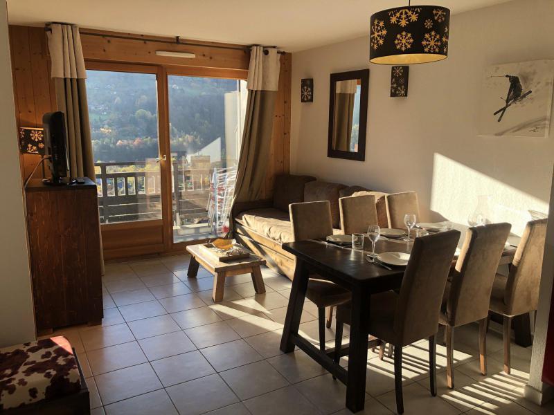 Rent in ski resort 2 room apartment cabin 6 people (B28) - Résidence les Fermes de Saint Gervais - Saint Gervais - Living room