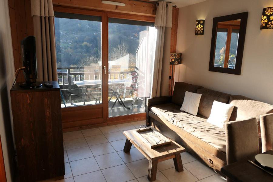 Skiverleih 2-Zimmer-Holzhütte für 6 Personen (A9) - Résidence les Fermes de Saint Gervais - Saint Gervais - Wohnzimmer