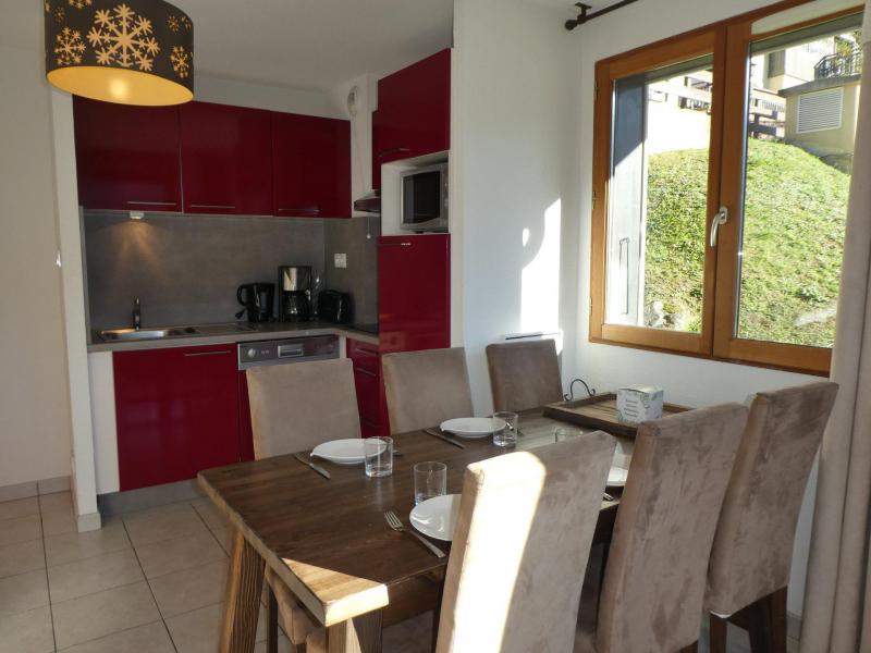 Аренда на лыжном курорте Апартаменты 3 комнат 6 чел. (A5) - Résidence les Fermes de Saint Gervais - Saint Gervais - Кухня