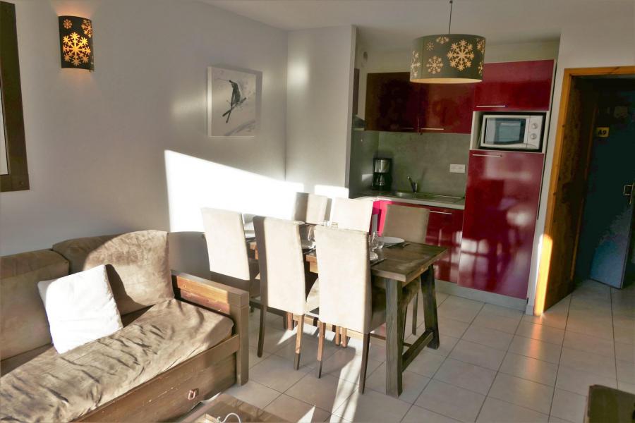 Ski verhuur Appartement 2 kabine kamers 6 personen (A9) - Résidence les Fermes de Saint Gervais - Saint Gervais - Keuken