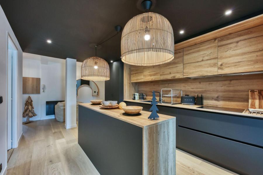 Ski verhuur Appartement 3 kamers 4 personen - Résidence Mont Joie - Saint Gervais - Keuken