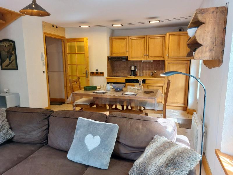 Skiverleih 3-Zimmer-Appartment für 4 Personen (1) - Résidence Saint Gervais - Saint Gervais - Wohnzimmer