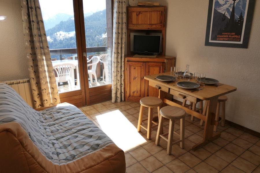 Rent in ski resort Studio sleeping corner 2-4 people (853) - Résidence Vorrasset - Saint Gervais - Living room