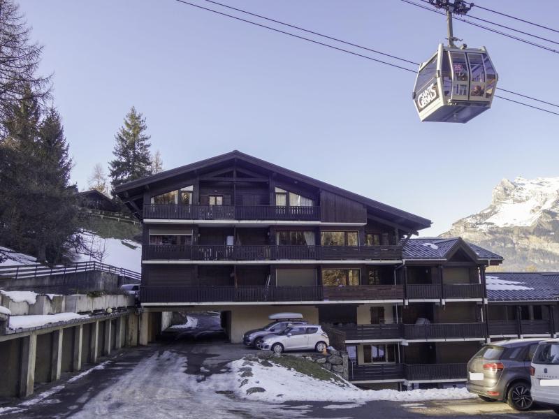 Vacances en montagne Appartement 1 pièces 4 personnes (1) - Saint Gervais d'en Haut - Saint Gervais - Extérieur hiver