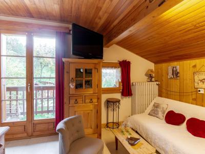 Skiverleih 2-Zimmer-Appartment für 4 Personen (2) - A la Claire Fontaine - Saint Gervais - Wohnzimmer