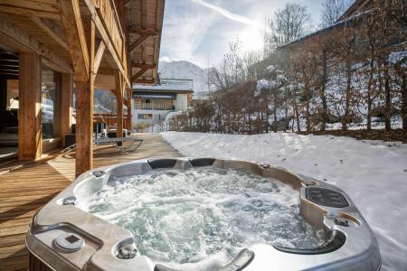 Ski verhuur Chalet triplex 6 kamers 13 personen - Chalet La Nia - Saint Gervais - Jacuzzi