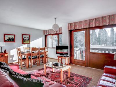 Ski verhuur Appartement 3 kamers 6 personen (1) - Fleurs des Alpes - Saint Gervais - Woonkamer