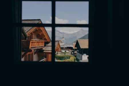Location au ski Chambre double (Mont-Joly) - Hôtel l'Armancette - Saint Gervais - Fenêtre