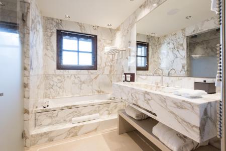 Location au ski Chambre familiale 3 personnes - Hôtel l'Armancette - Saint Gervais - Salle de bains
