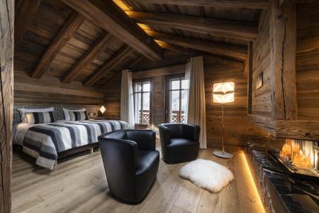 Rent in ski resort Junior Suite 2 people - Hôtel l'Armancette - Saint Gervais - Bedroom