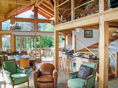 Skiverleih 7 Zimmer Chalet für 10 Personen (1) - L'Epachat - Saint Gervais - Wohnzimmer