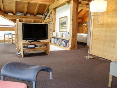 Ski verhuur Chalet 7 kamers 10 personen (1) - L'Epachat - Saint Gervais - Woonkamer