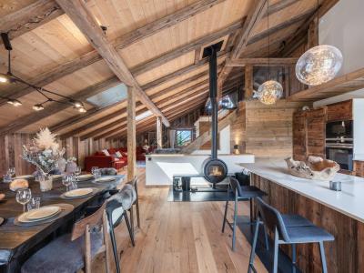 Skiverleih Duplex Haus 5 Zimmer 10 Personen - La Ferme St Gervais - Saint Gervais - Wohnzimmer