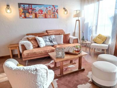Skiverleih 4-Zimmer-Appartment für 6 Personen (908) - La Planchette - Saint Gervais - Wohnzimmer